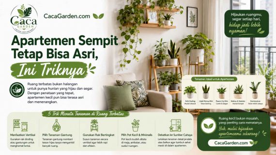 Apartemen Sempit Tetap Bisa Asri, Ini Triknya