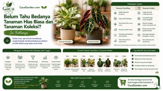 Belum Tahu Bedanya Tanaman Hias Biasa dan Tanaman Koleksi? Ini Faktanya