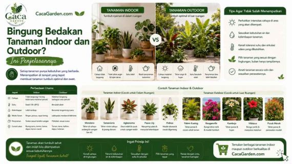 Bingung Bedakan Tanaman Indoor dan Outdoor? Ini Penjelasannya