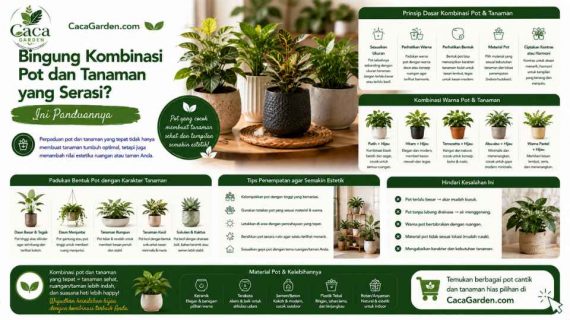 Bingung Kombinasi Pot dan Tanaman yang Serasi? Ini Panduannya