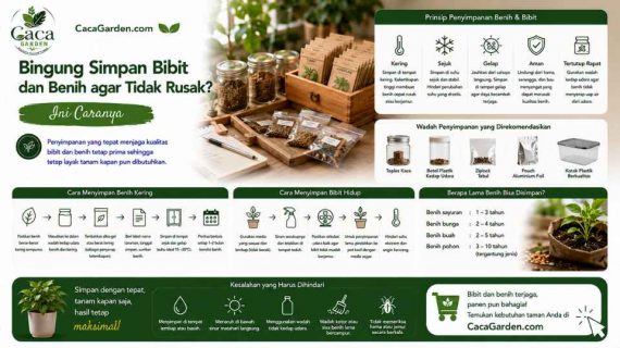Bingung Simpan Bibit dan Benih agar Tidak Rusak? Ini Caranya