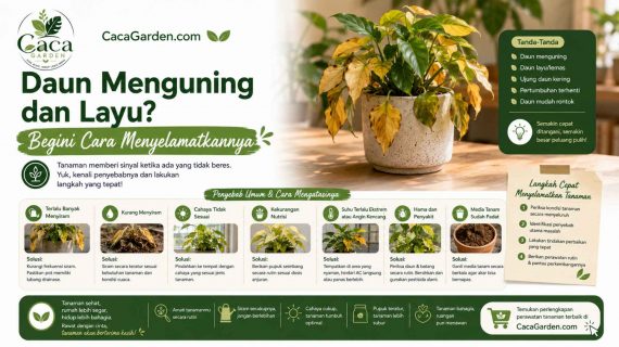 Daun Menguning dan Layu? Begini Cara Menyelamatkannya
