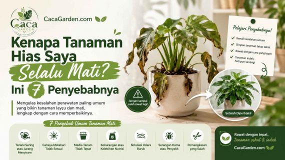 Kenapa Tanaman Hias Saya Selalu Mati? Ini 7 Penyebabnya