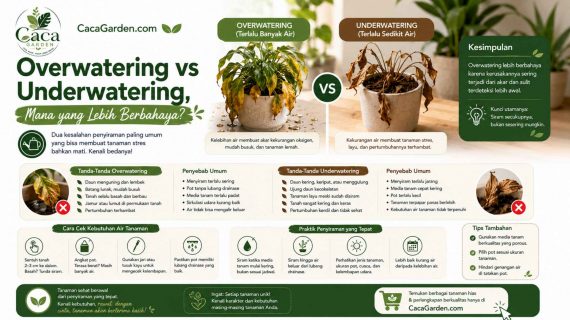 Overwatering vs Underwatering, Mana yang Lebih Berbahaya?