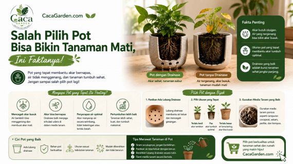 Salah Pilih Pot Bisa Bikin Tanaman Mati, Ini Faktanya