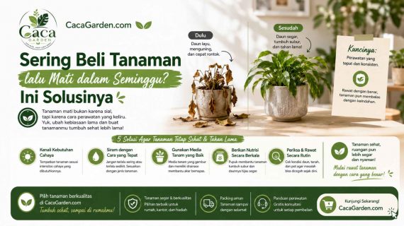 Sering Beli Tanaman lalu Mati dalam Seminggu? Ini Solusinya