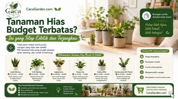 Tanaman Hias Budget Terbatas? Ini yang Tetap Estetik dan Terjangkau
