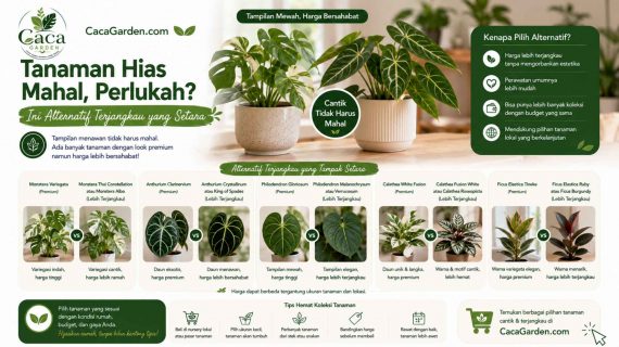 Tanaman Hias Mahal, Perlukah? Ini Alternatif Terjangkau yang Setara