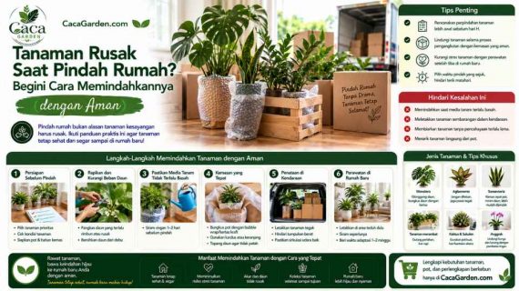 Tanaman Rusak Saat Pindah Rumah? Begini Cara Memindahkannya dengan Aman