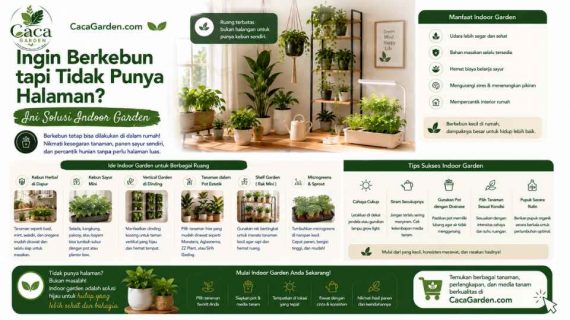 Ingin Berkebun tapi Tidak Punya Halaman? Ini Solusi Indoor Garden